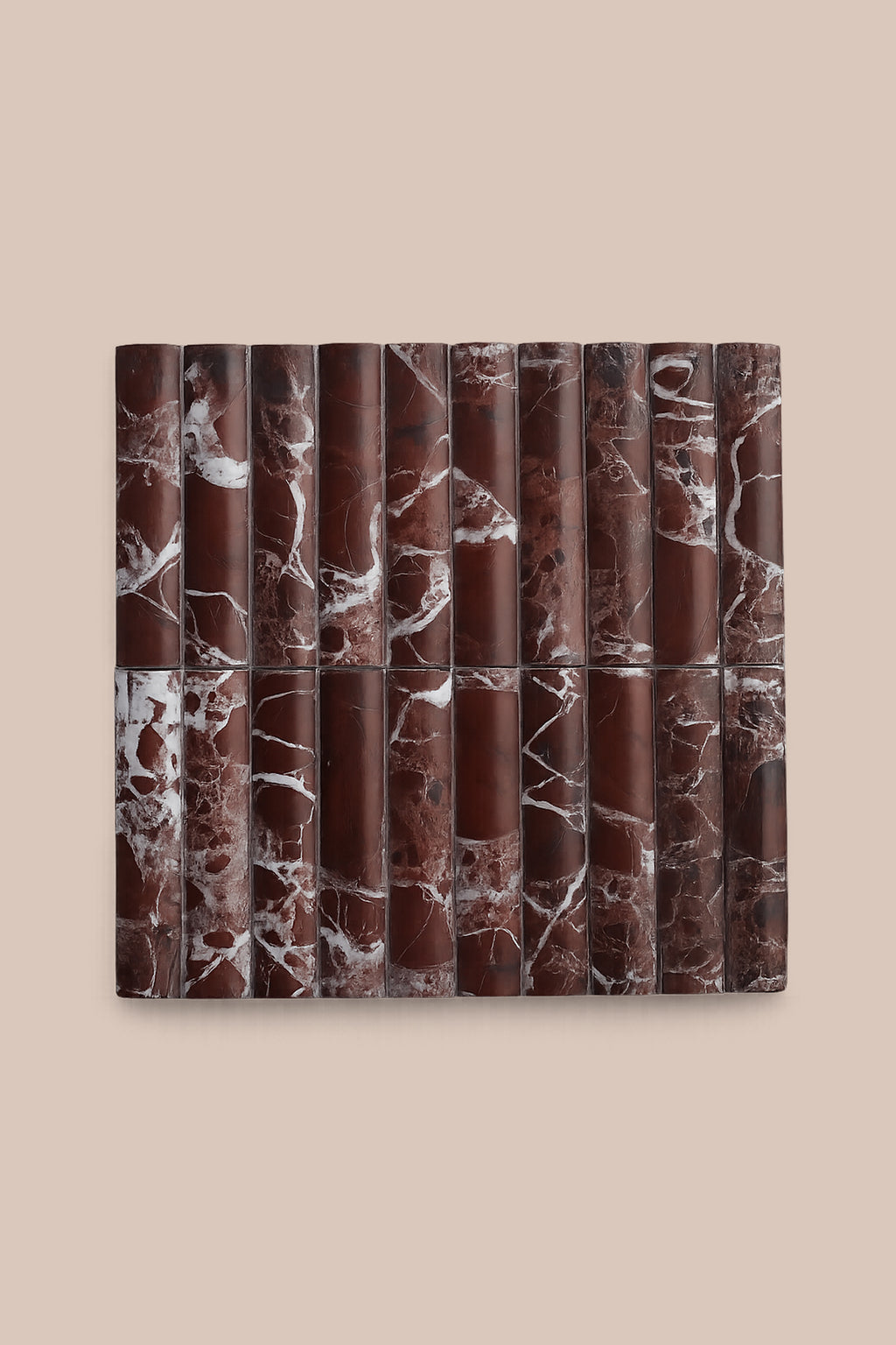 Fluted Stone Tile – 15 × 30 cm