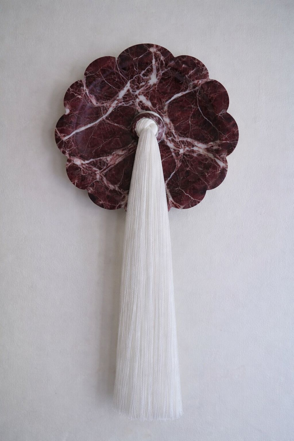 Marble X Tassel Wall Accent
