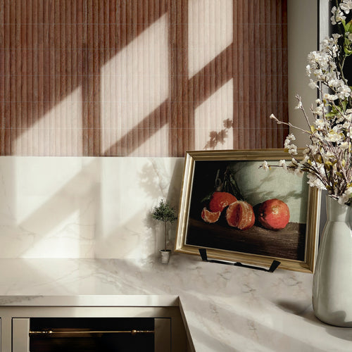 Fluted Stone Tile – 15 × 30 cm