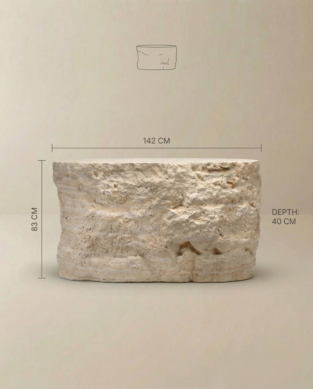 EDEN ROCK Console Table